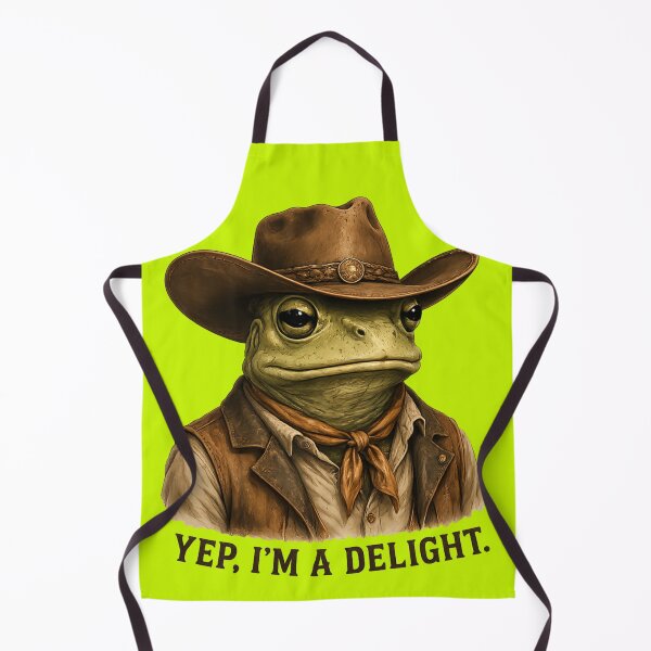 Item preview, Grumpy Frog Cowboy With Attitude designed and sold by Houldi.