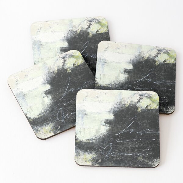 Item preview, Storm Cloud Abstract design Black Yellow Neutrals designed and sold by BuckaBaby.