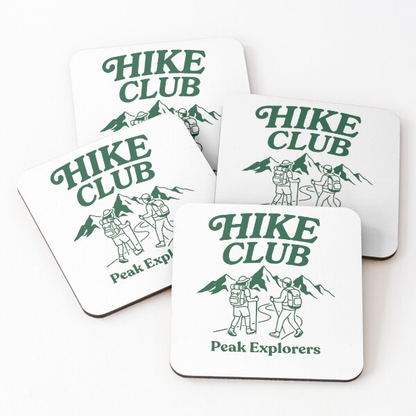 Item preview, Hike Club Peak Explorers – Mountain Hiking Graphic Tee designed and sold by cladeart.