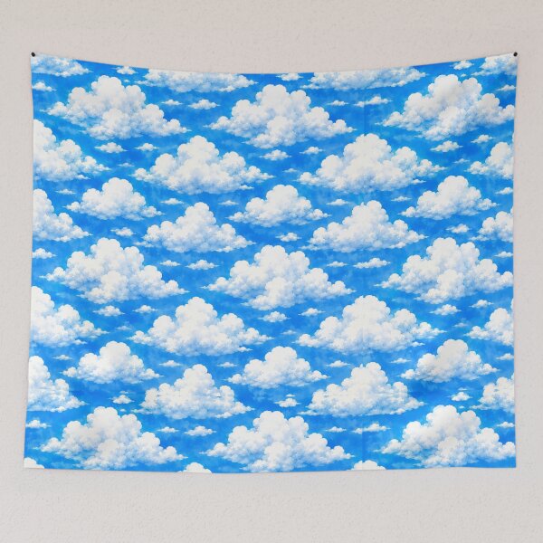 Item preview, Dreamy Watercolor Clouds Pattern designed and sold by ITSimagination.
