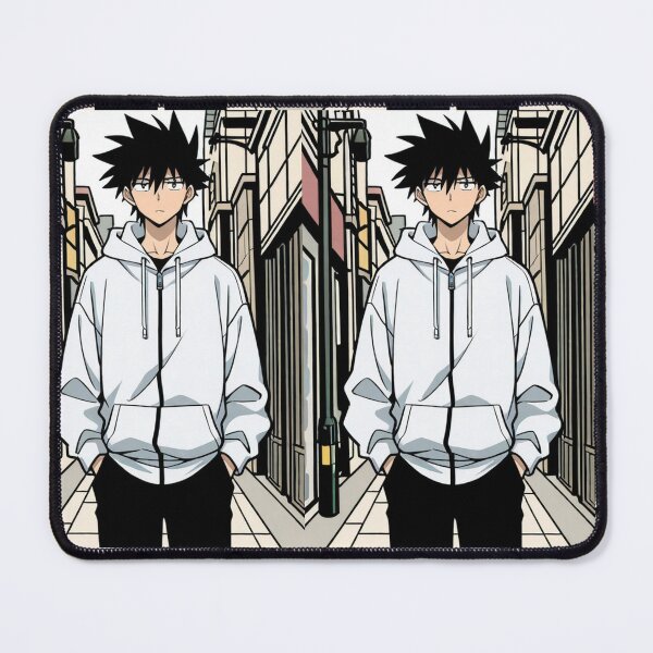 Item preview, Portrait - Elegant man white hoodie urban street designed and sold by AnimeShin.