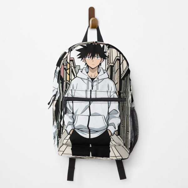 Item preview, Portrait - Elegant man white hoodie urban street designed and sold by AnimeShin.