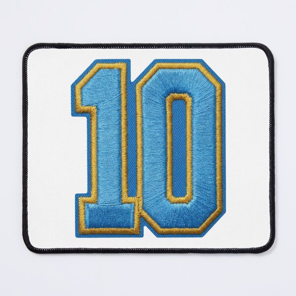 Item preview, Embroidered Number 10 Patch - Football Jersey Crest designed and sold by FootballCrazy10.