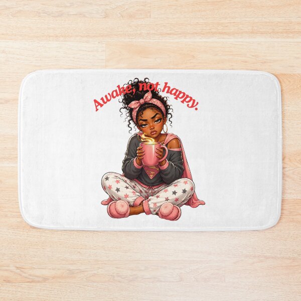 Item preview, Awake Not Happy Funny Coffee Girl T-Shirt designed and sold by Leogasup.