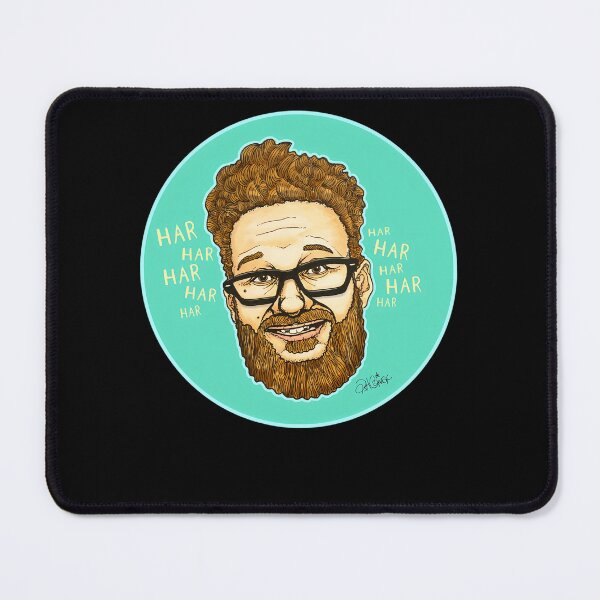 Item preview, Seth Rogen Caricature Laughing Har Har Har designed and sold by sergio-prints.
