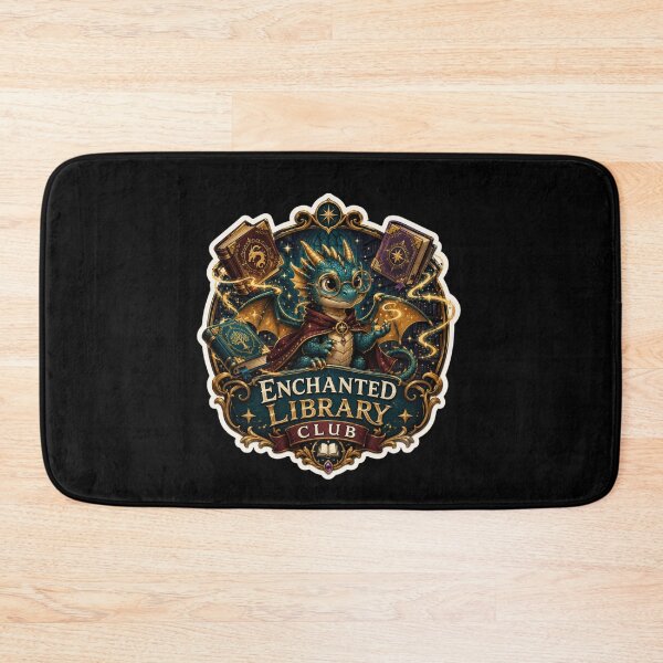 Item preview, Enchanted Library Club Dragon Book Sticker  designed and sold by Sketchlegacy.