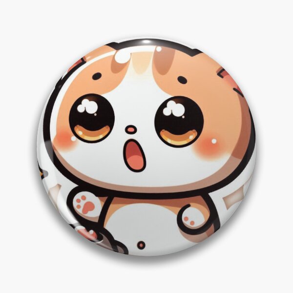 Item preview, Kawaii Forgot To Eat Cat Sticker designed and sold by PastelPawsArt.