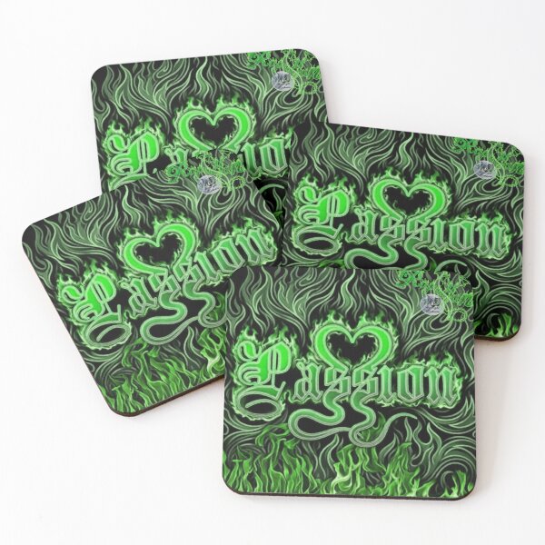 Item preview, Green Fiery Passion designed and sold by Raptilyan Creations | Apparel & Stickers.