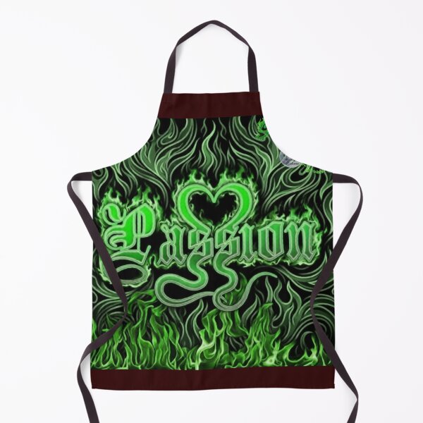 Item preview, Green Fiery Passion designed and sold by Raptilyan Creations | Apparel & Stickers.