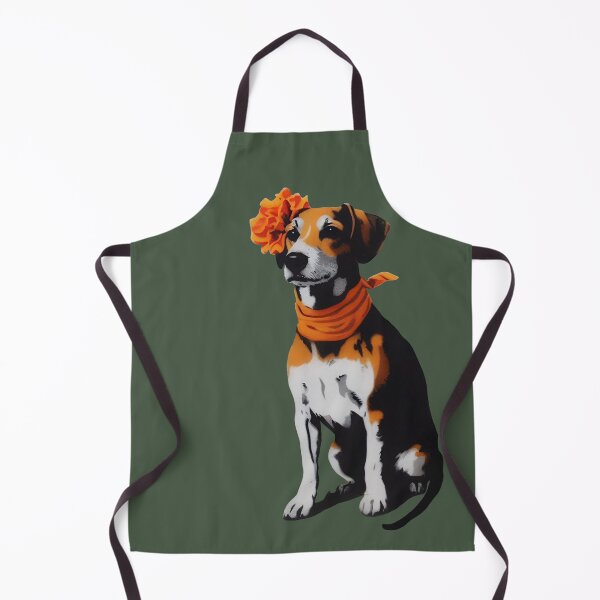 Item preview, GALOGO - Street Variations No. 16 - Beagle with flower and bandana designed and sold by GALOGO – Art for Sighthounds & Animal Welfare.