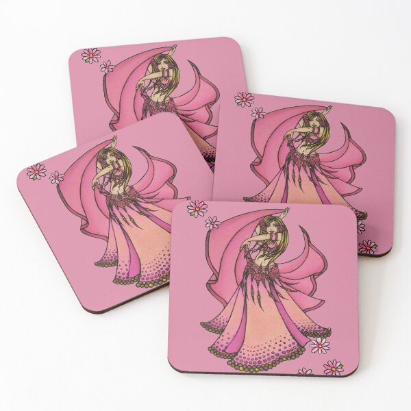 Aperçu de l'œuvre Danseuse du ventre rose pour la Saint-Valentin créée et vendue par lacychenault.