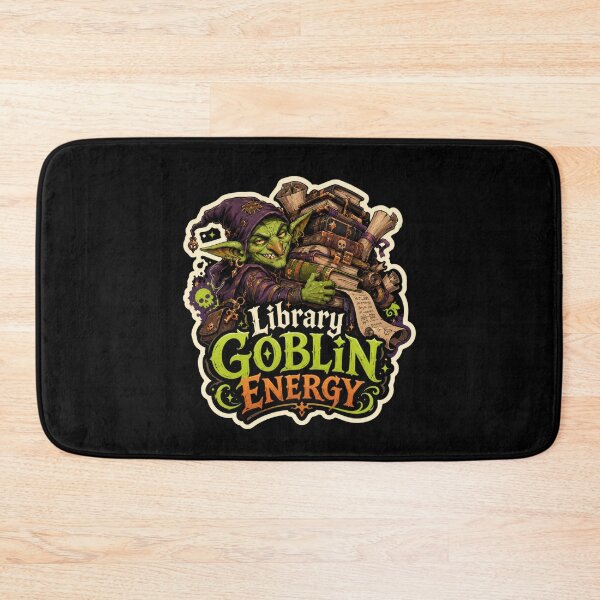 Item preview, Library Goblin Energy Fantasy Book Sticker  designed and sold by Sketchlegacy.