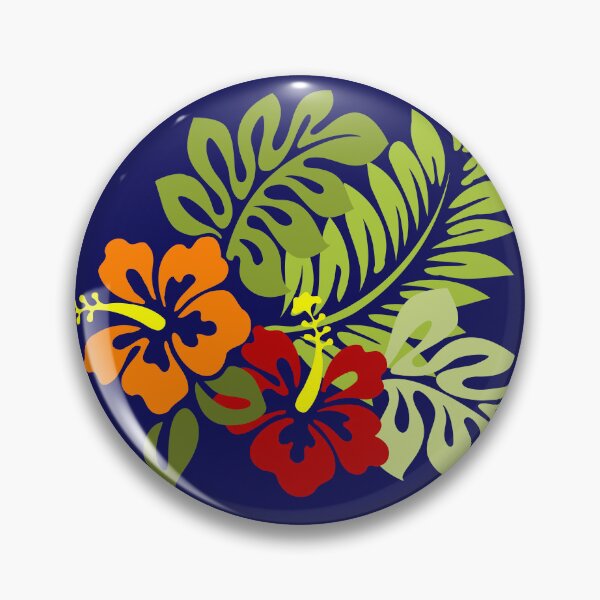 Item preview, Tropical Hibiscus Flowers and Monstera Leaves Bouquet designed and sold by SolutionsArt.