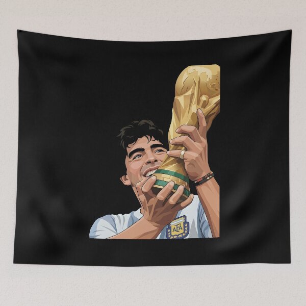 Item preview, Diego Maradona Vector Illustration designed and sold by Boruto1231.