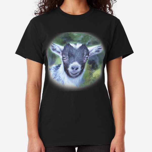 Portrait of a Goat - Pygmy Kid Classic T-Shirt
