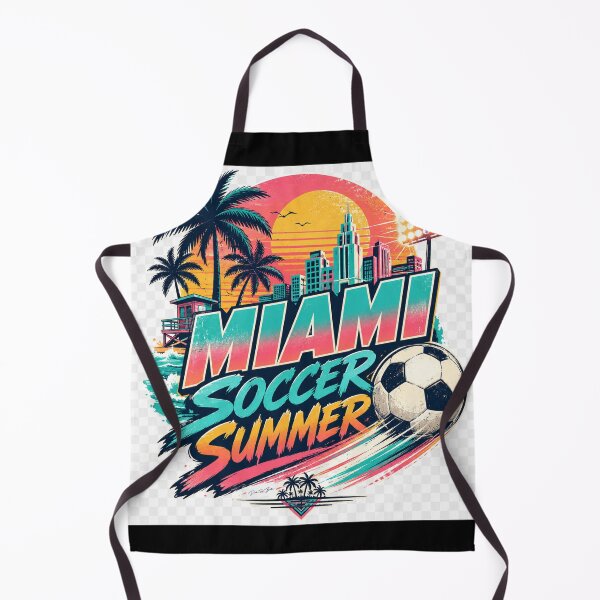 Item preview, Miami Soccer Summer – Retro Beach Match Day Design designed and sold by MySheetMusicArt.