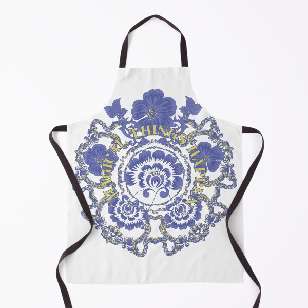 Item preview, Magical Things Happen Ornate Blue Floral Mandala T-Shirt designed and sold by Atique Creations.