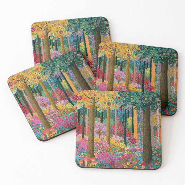 Item preview, Floral Trees in a Forest with Wildfowers designed and sold by Neika Shimm Designs.