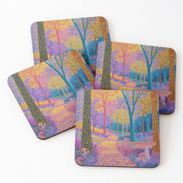 Item preview, Psychedelic Forest in Colorful Florals designed and sold by Neika Shimm Designs.