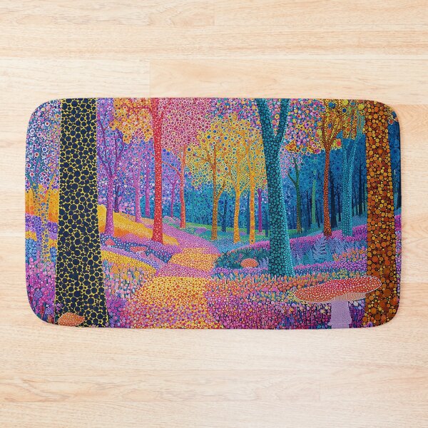 Item preview, Psychedelic Forest in Colorful Florals designed and sold by Neika Shimm Designs.