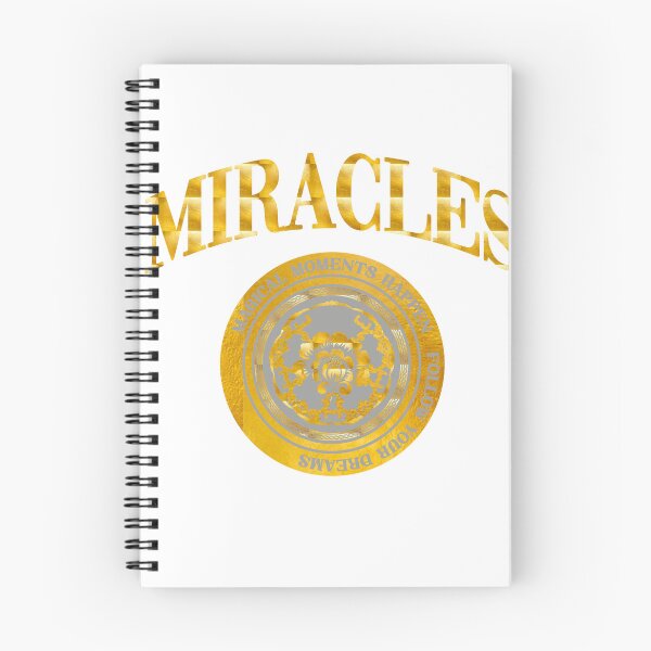 Item preview, Miracles Follow Your Dreams Gold Foil Medallion T-Shirt designed and sold by Atique Creations.