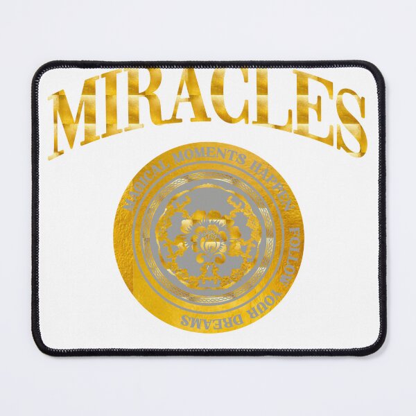Item preview, Miracles Follow Your Dreams Gold Foil Medallion T-Shirt designed and sold by Atique Creations.