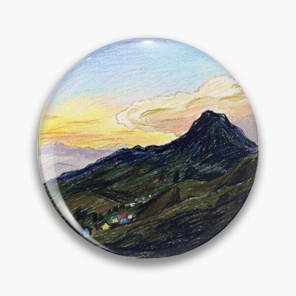 Item preview, Nightfall among the mountains designed and sold by CristianCEB.