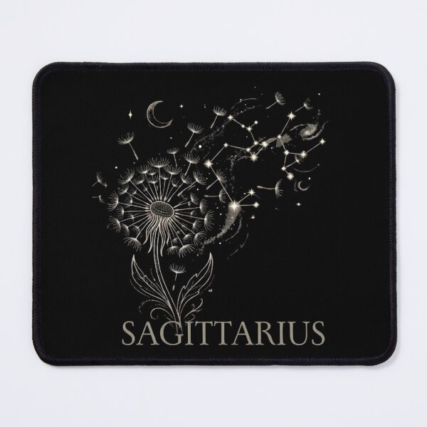 Item preview, Sagittarius Zodiac Dandelion Constellation Celestial Art designed and sold by SilentFlower.