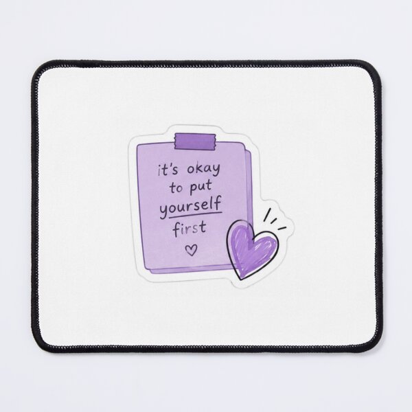 Item preview, Put Yourself First Sticky Note Sticker designed and sold by Snikdha.