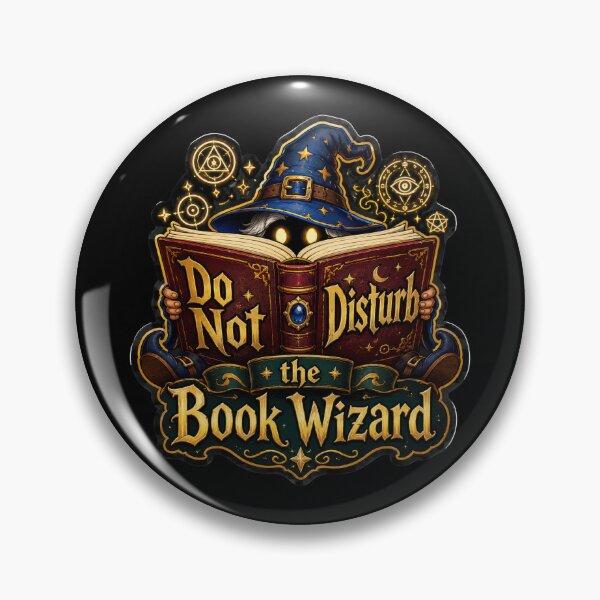 Item preview, Do Not Disturb the Book Wizard Fantasy Sticker  designed and sold by Sketchlegacy.