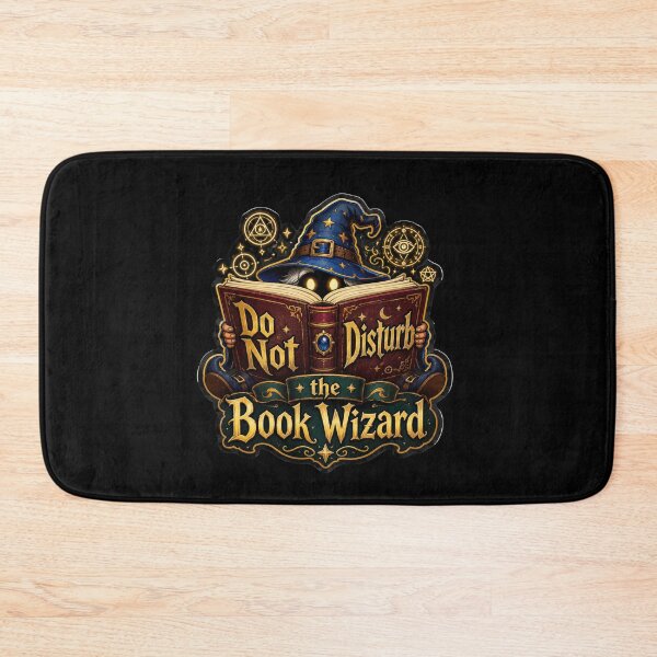 Item preview, Do Not Disturb the Book Wizard Fantasy Sticker  designed and sold by Sketchlegacy.