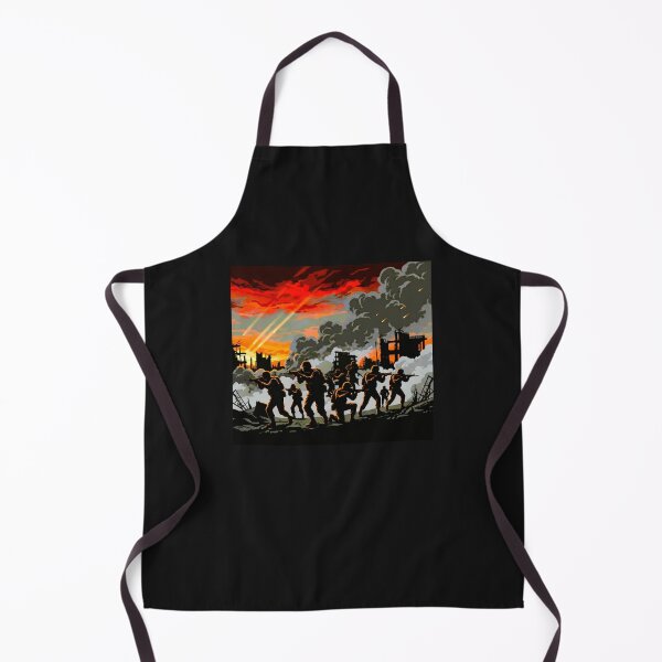 Item preview, Soldiers in Battle – Dramatic Military Combat Scene Comic Art Print designed and sold by NewGen-For-You.