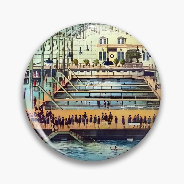 Item preview, Sutro Baths Vintage San Francisco Bath House designed and sold by Jon-Baran.