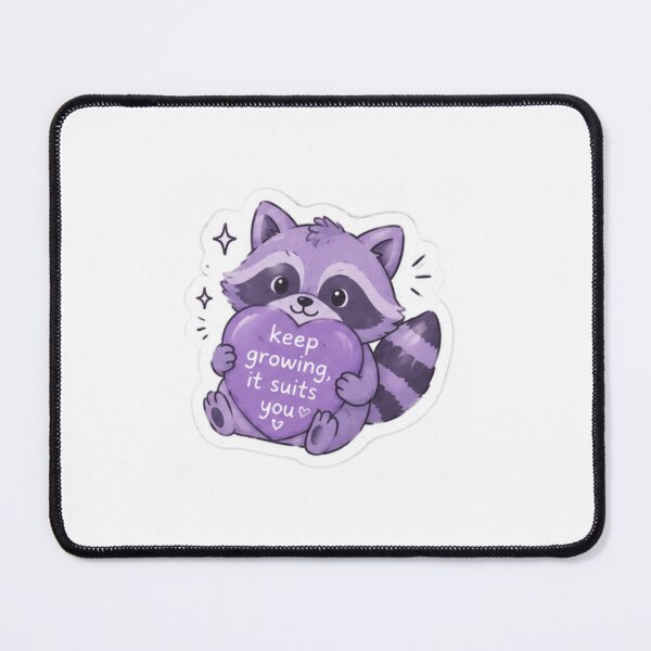 Item preview, Growth Raccoon Sticker designed and sold by Snikdha.