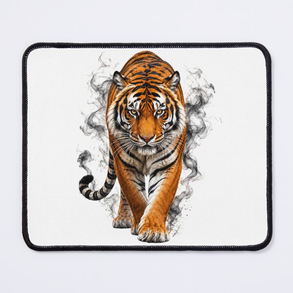 Item preview, Majestic Smoke Tiger – Fierce Wild Predator Art designed and sold by Evening Twilight.