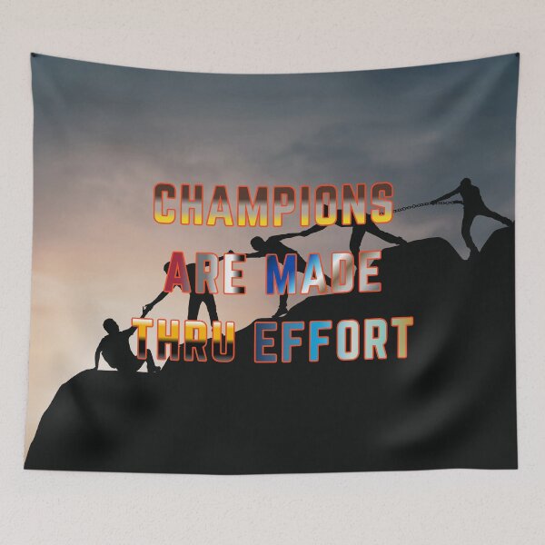 Item preview, Champions are Made Thru Effort #3 designed and sold by Holy JM Designs.