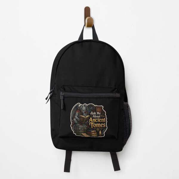 Item preview, Ask Me About Ancient Tomes Gargoyle Sticker designed and sold by Sketchlegacy.
