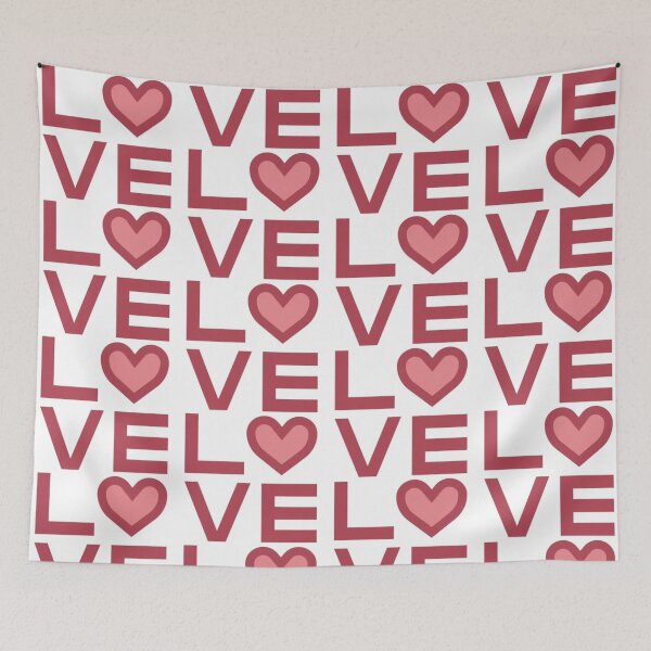 Item preview, LOVE Heart Typography Design designed and sold by PixelVibe Art.