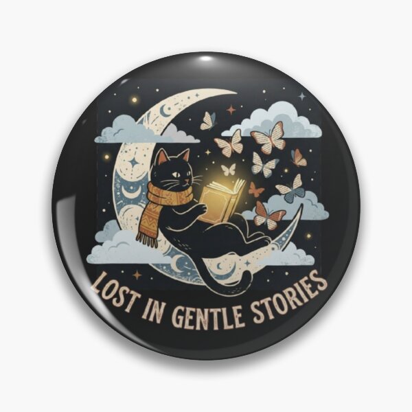 Item preview, Lost in Gentle Stories – Cozy Cat Moon Design  designed and sold by Dogandesighn.