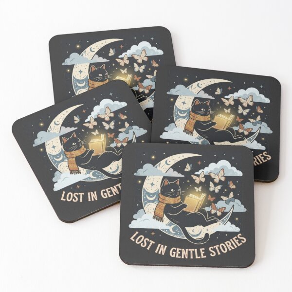 Item preview, Lost in Gentle Stories – Cozy Cat Moon Design  designed and sold by Dogandesighn.