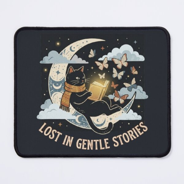Item preview, Lost in Gentle Stories – Cozy Cat Moon Design  designed and sold by Dogandesighn.