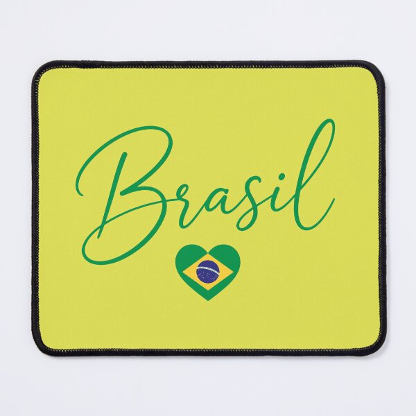 Item preview, Brasil Football, Retro Brazil Flag Heart designed and sold by littlemiscat.