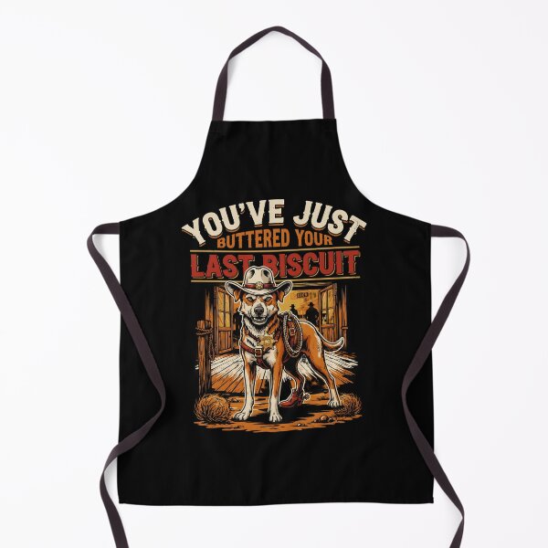 Item preview, You've Just Buttered Your Last Biscuit Funny Cowboy Funny Cat designed and sold by Redgiant87x.