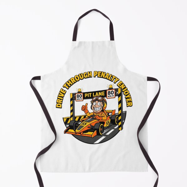 Item preview, Drive Through Penalty - Sim Racing Humor designed and sold by GarageGraphics.