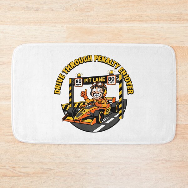 Item preview, Drive Through Penalty - Sim Racing Humor designed and sold by GarageGraphics.