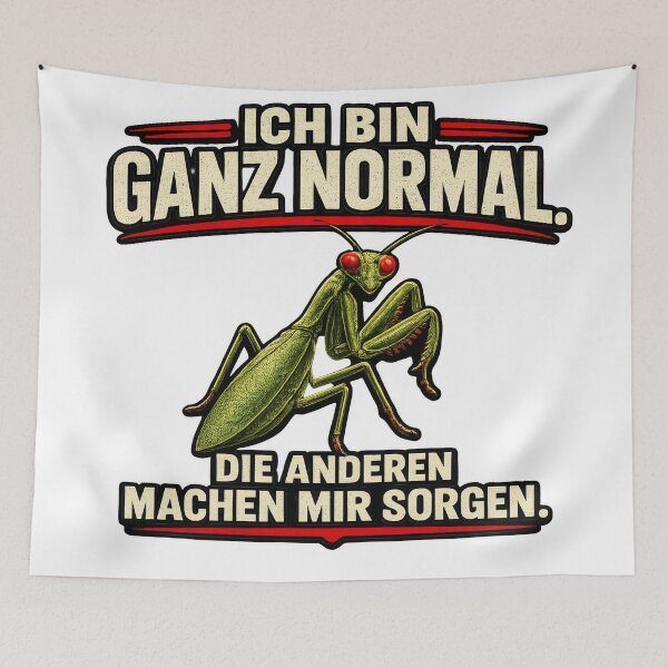Item preview, I'm Perfectly Normal, The Others Worry Me | Funny Praying Mantis Shirt designed and sold by Daagath.