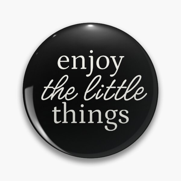 Item preview, "Enjoy the little things" sticker  designed and sold by Olive Thread Co..