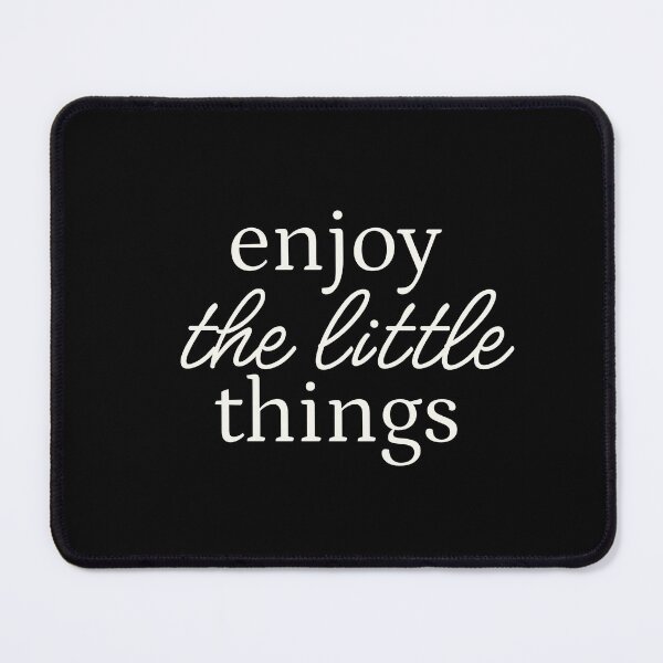 Item preview, "Enjoy the little things" sticker designed and sold by Olive Thread Co..