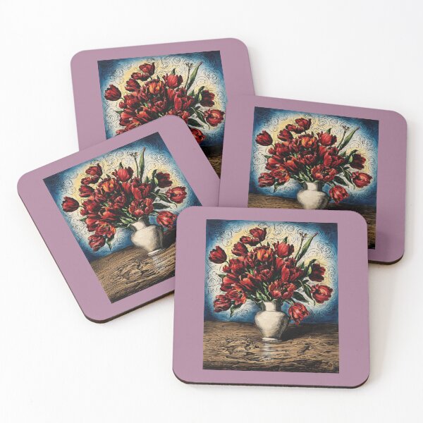 Item preview, Red tulips designed and sold by Eutrope d'Orange.
