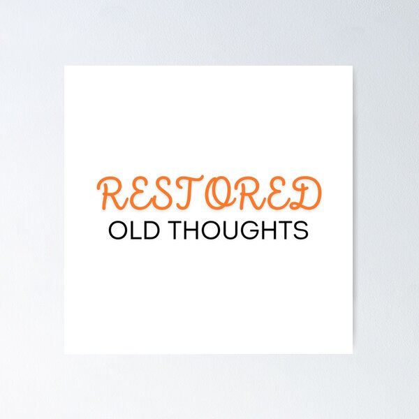 Item preview, Restored old thoughts designed and sold by ArtistTejal.